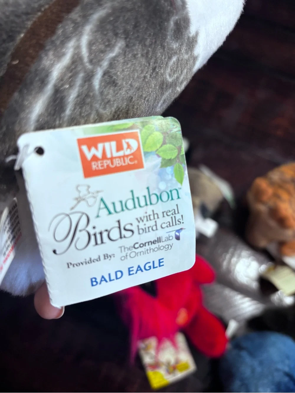 Wild Republic Audubon Birds Plush Lot of 7 with Real Bird Calls